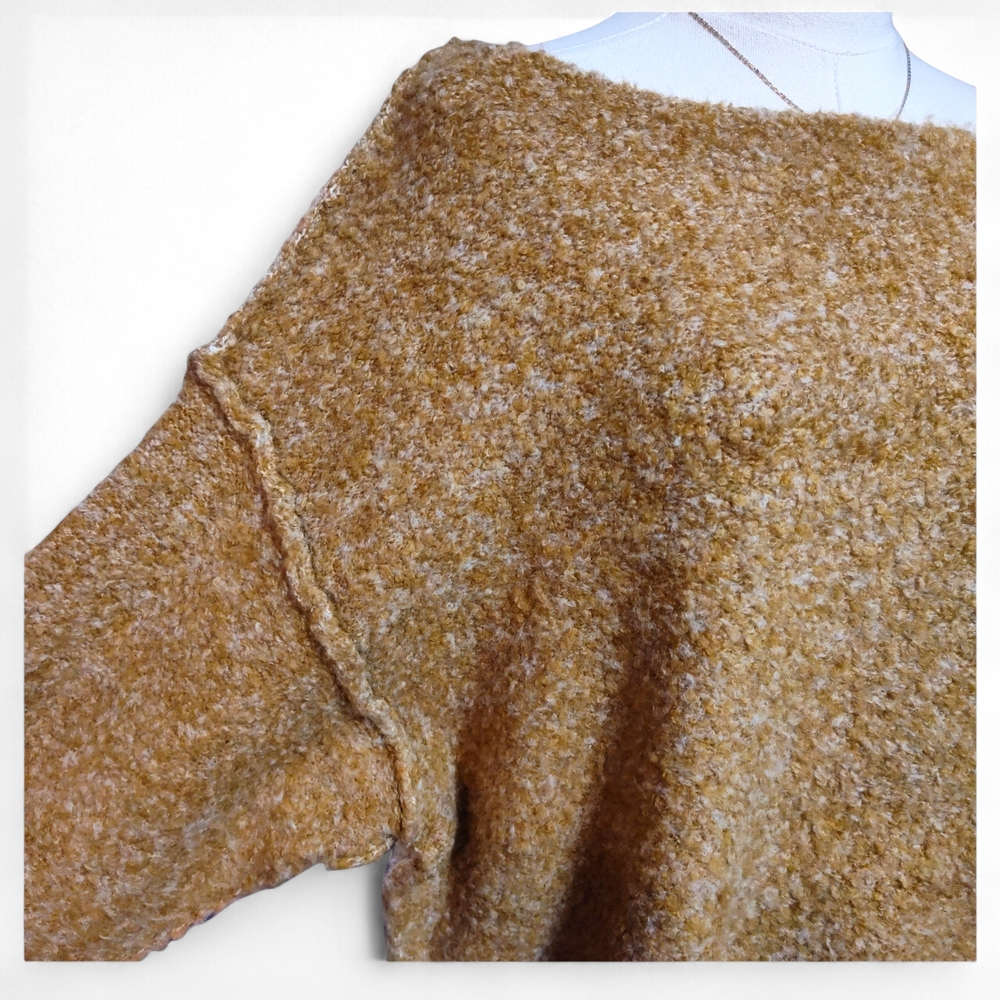 Oversized Free People Moira Slouchy Tunic Sweater in Honeycomb Womens Extra Smal - Picture 5 of 11